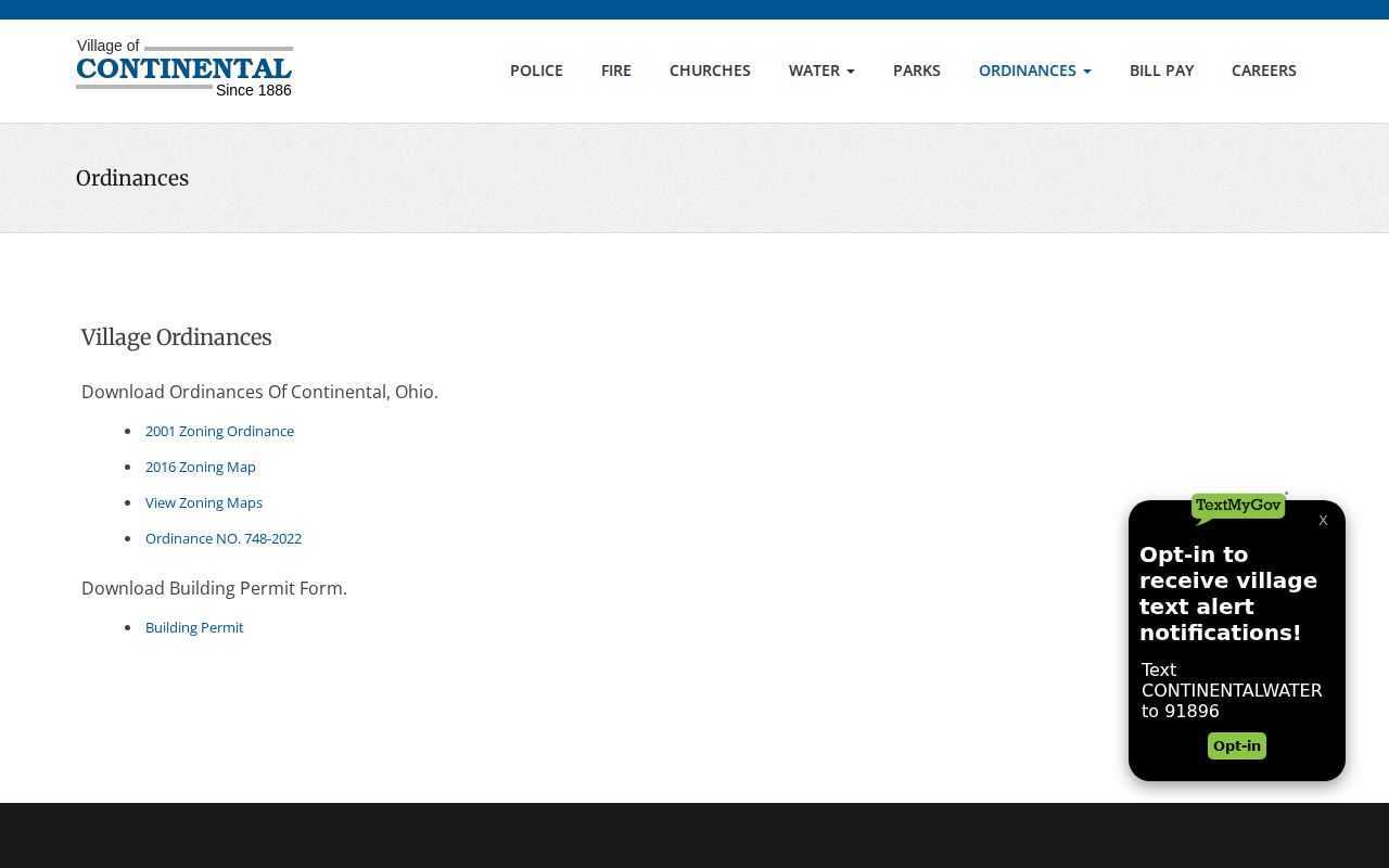 Continental court docket distinction from the village ordinances page